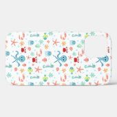 Sea World patroon Case-Mate iPhone Case (Achterkant (horizontaal))