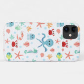 Sea World patroon Case-Mate iPhone Case (Achterkant (horizontaal))