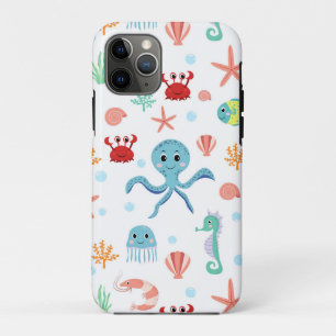 Sea World patroon Case-Mate iPhone Case