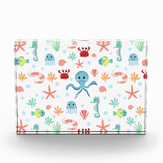 Sea World patroon Fotoblokken (Voorkant)