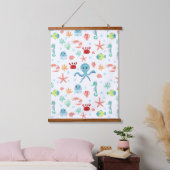 Sea World patroon Hangend Wandkleed (Slaapkamer)