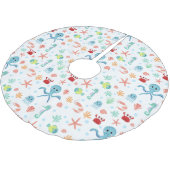 Sea World patroon Kerstboom Rok (Gekanteld)