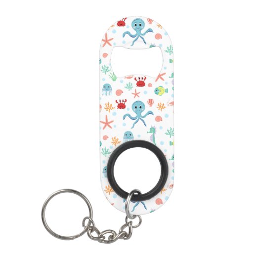 Sea World patroon Mini Flessenopener (Voorkant)