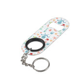 Sea World patroon Mini Flessenopener (Achterkant Gekanteld)