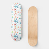 Sea World-patroon Persoonlijk Skateboard (Voorkant)