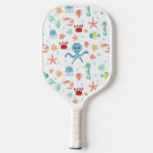Sea World-patroon Pickleball Paddle (Achterkant)