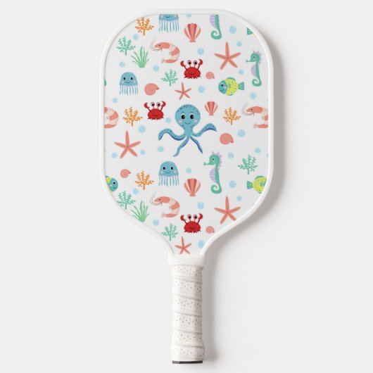 Sea World-patroon Pickleball Paddle (Voorkant)