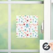 Sea World patroon Raamsticker (Huis)