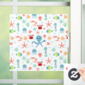 Sea World patroon Raamsticker (Huis)