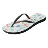 Sea World-patroon Teenslippers (Schuin)