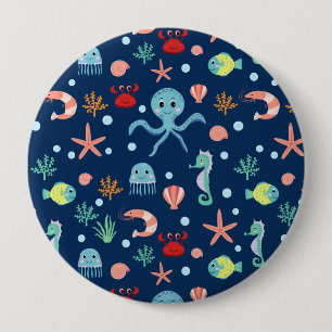 Sea World Ronde Button 4,0 Cm