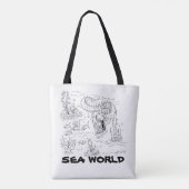 SEA WORLD TOTE BAG (Achterkant)