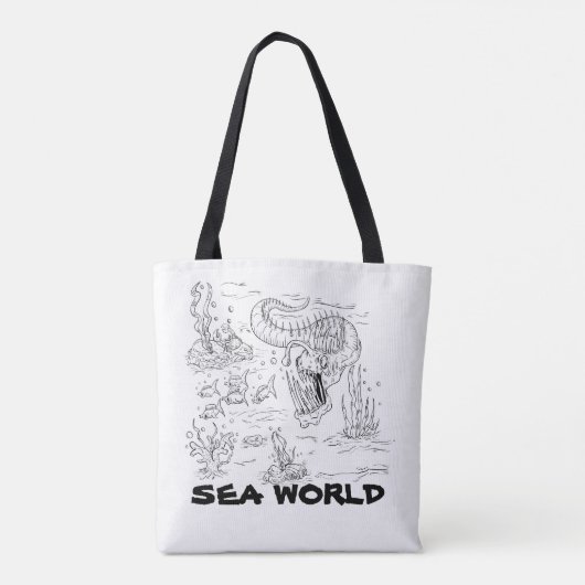 SEA WORLD TOTE BAG (Achterkant)
