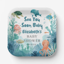 Sea You Soon Baby Schattig Onder de Zee Baby Showe