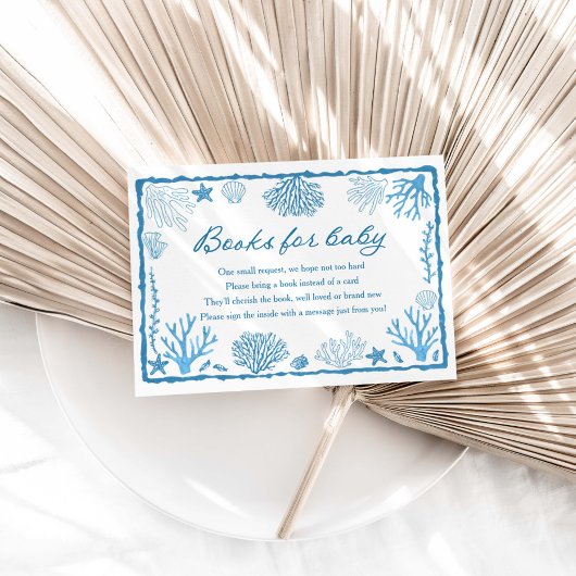 Sea You Soon Baby Shower Books For Baby  Informatiekaartje
