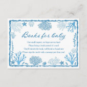 Sea You Soon Baby Shower Books For Baby  Informatiekaartje (Voorkant)