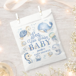 Sea You Soon Baby Shower Boy Blue Ocean Bedankzakje