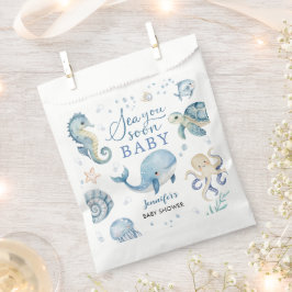 Sea You Soon Baby Shower Boy Blue Ocean Bedankzakje