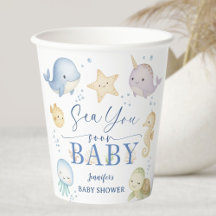 Sea You Soon Baby Shower Jongen Oceaan