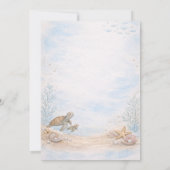 Sea You Soon Baby Shower Kaart (Achterkant)