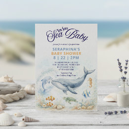 Sea You Soon Baby Shower Kaart
