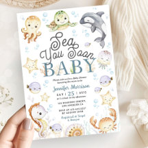 Sea You Soon Baby Shower Oceaan Geslacht Neutraal
