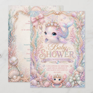 Sea You Soon Baby Shower Uitnodiging | Parels Sche