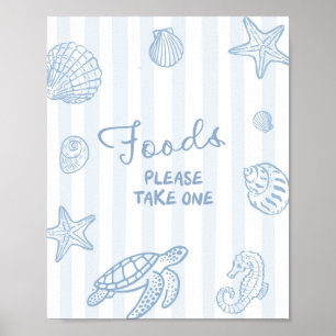 Sea You Soon Bord Eten Feestje Poster