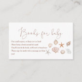 Sea You Soon Coastal Baby Shower Books For Baby Informatiekaartje (Voorkant)