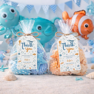 Sea You Soon Coastal Baby Shower Thank You Gift Cadeaulabel