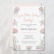 Sea You Soon Kust Hand Getekende Baby Shower