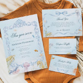 Sea You Soon Rococo Baby Shower Kaart