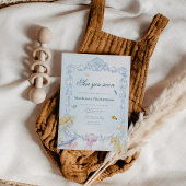 Sea You Soon Rococo Baby Shower Kaart