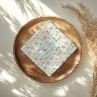 Sea You Soon Rococo Baby Shower Servet