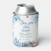 Sea You Soon Seashell Baby Shower Blikjeskoeler (Blikje Voorkant)