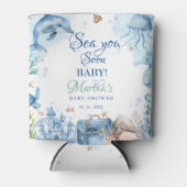 Sea You Soon Seashell Baby Shower Blikjeskoeler (Voorkant)