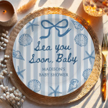 Sea You Soon Seashell Kust Baby Shower