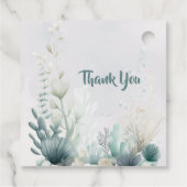 Sea You Soon Turtle Undersea Baby Shower Bedankjes Labels (Achterkant)