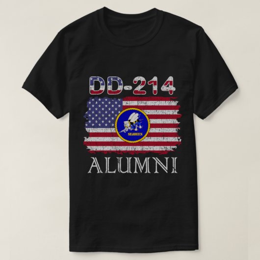 Seabees Alumni Dd-214 Seabees Veteran Dd214 Gift T T-shirt (Design voorkant)