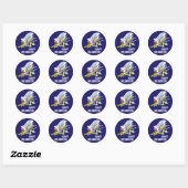 Seabees NAVY Ronde Sticker (Vel)