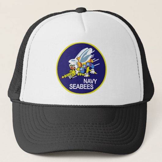 Seabees NAVY Trucker Pet (Voorkant)