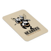 Seabees Wij bouwen We Fight Photo Magnet Magneet (Rechterzijde)