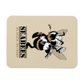 Seabees Wij bouwen We Fight Photo Magnet Magneet (Horizontaal)