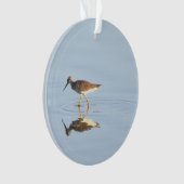Seabird Reflection Photo Ornament (voorkant)