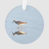 Seabird Reflection Photo Ornament (voorkant)