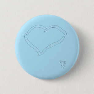 Seabirds tekening ronde button 5,7 cm