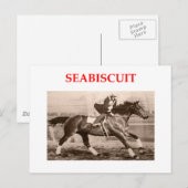 seabiscuit briefkaart (Voorkant / Achterkant)