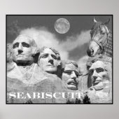 Seabiscuit is op Mount Rushmore! Poster (Voorkant)