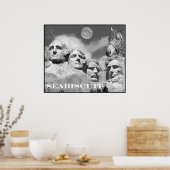 Seabiscuit is op Mount Rushmore! Poster (Keuken)