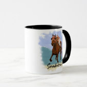 “Seabiscuit” - Kampioenspaard - Personaliseer uw Mok (Voorkant rechts)